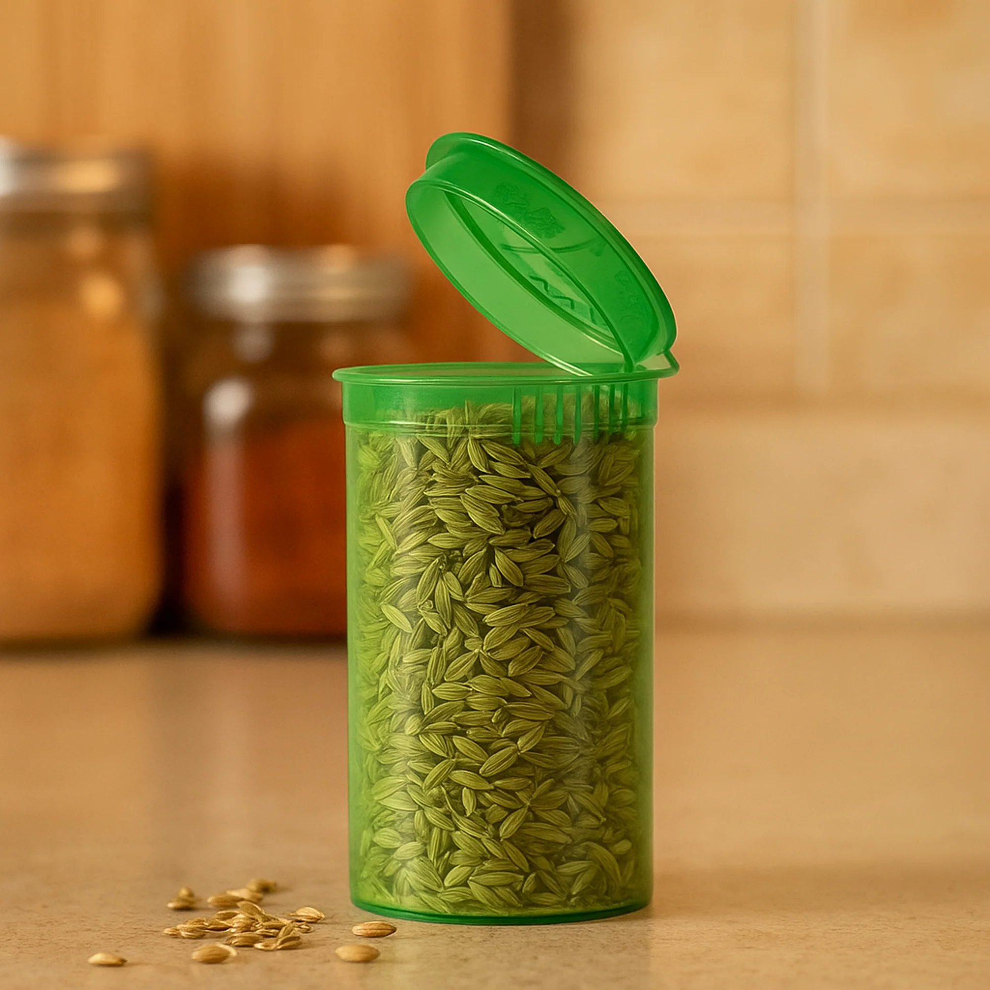 19 Dram Pop Tops Storage Containers