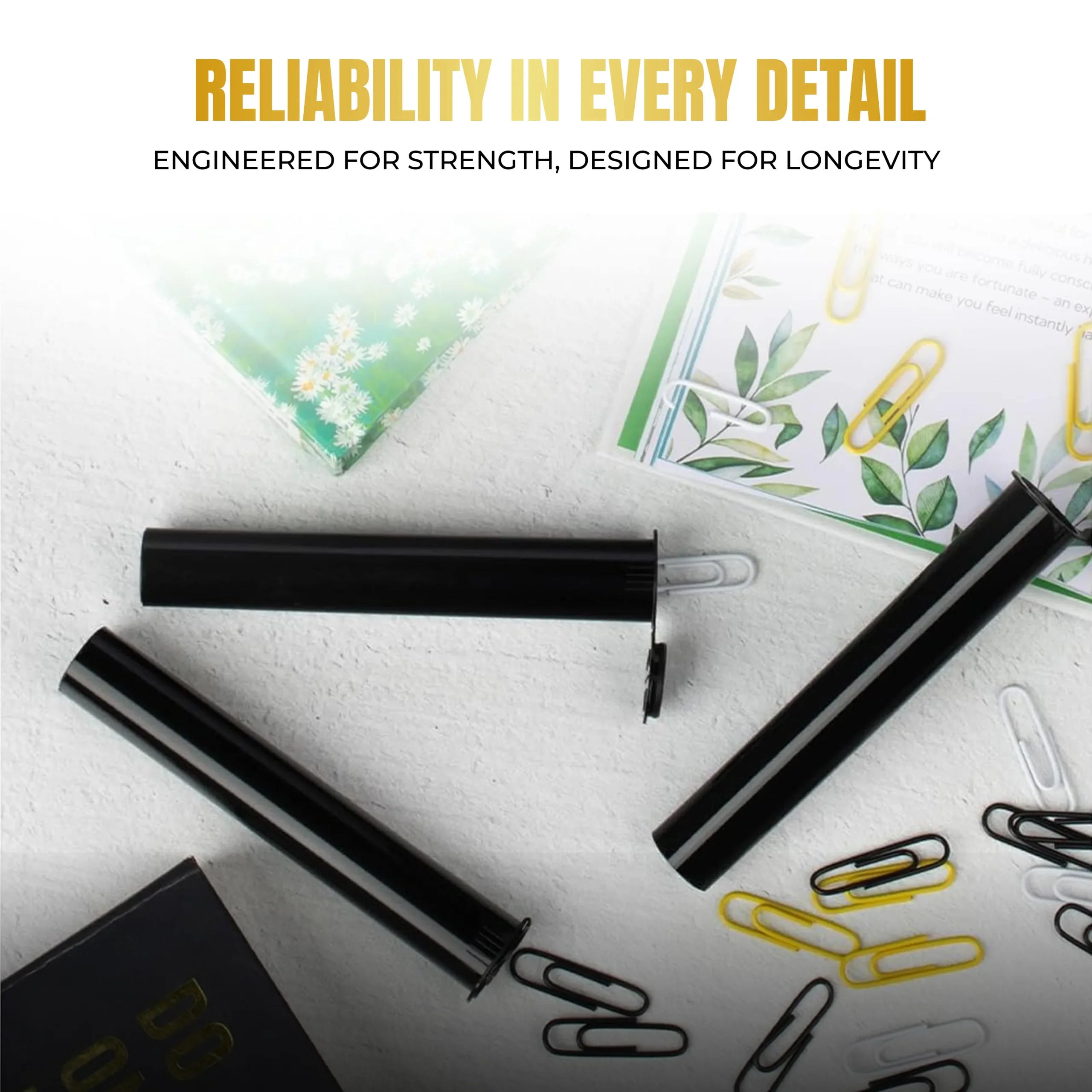 116mm Tube Vials Poptop Storage Containers